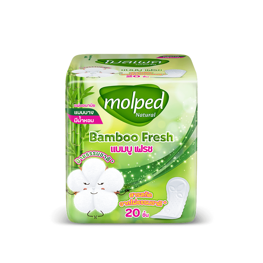 Molped Natural Bamboo Fresh Pantyliner