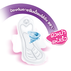 โมลเพด เนเชอรัล ซอฟท์ แอนด์ ดราย สลิม 23 ซม.