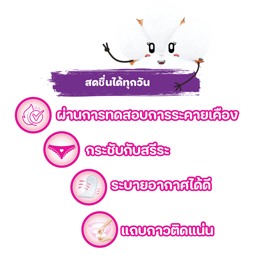 โมลเพด เนเชอรัล เดลี่ เฟรช แผ่นอนามัย